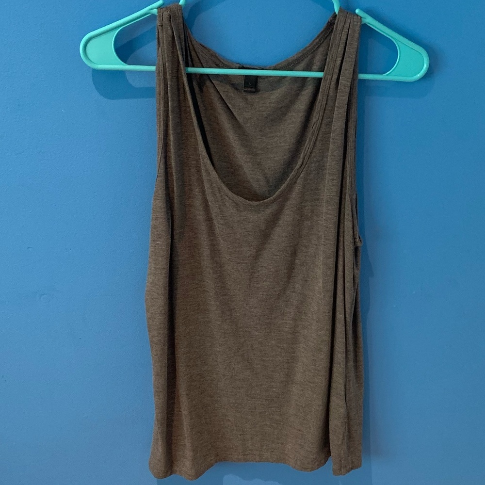 Women’s grey J.Crew tank top